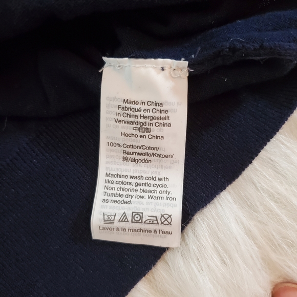 **J. Crew Button Front Navy Blue Cardigan - Picture 7 of 8